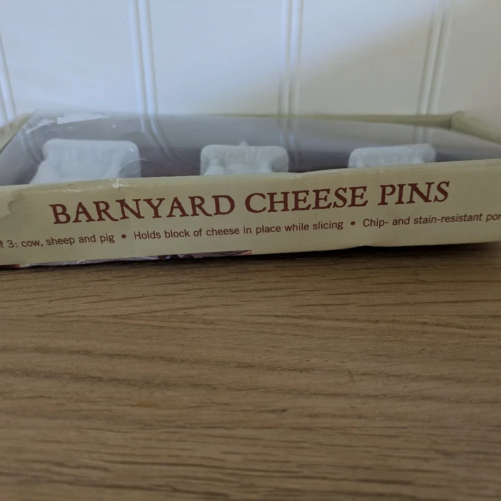 Sur la Table Set of 3 Barnyard Cheese Pins